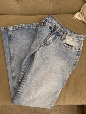 light blue brandy / John galt low rise jeans flare bottom
